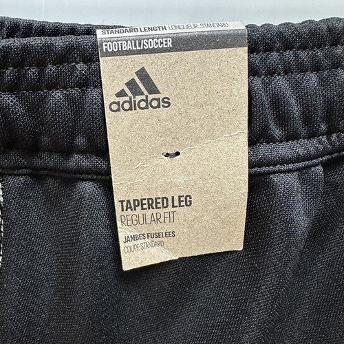 Pantaloni Adidas Youth neri bianchi a righe Tiro 21 pantaloni da pista giovanili taglia MEDIA NUOVI! - Foto 13 di 17