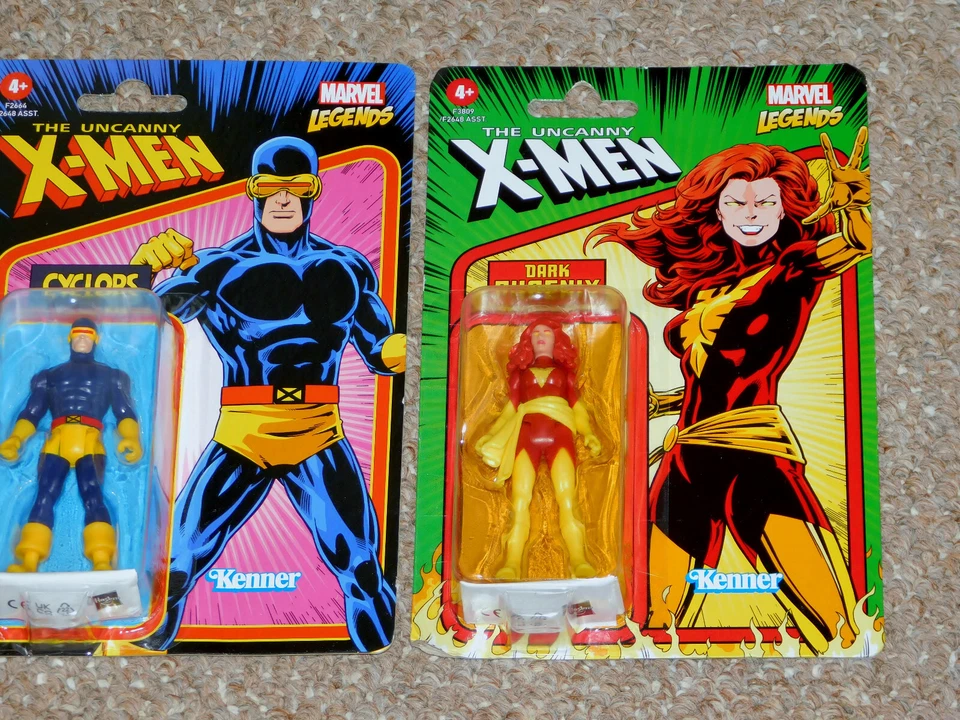 2021 Hasbro Marvel Legends Retro 3.75" Uncanny X-Men Lot of 3 Figures MOC New Foto 3 de 4