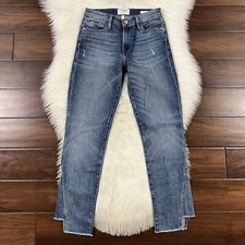 Frame Women's Size 24 Beaudry Le High Straight Denim Jeans Gusset Step