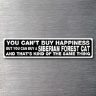 Buy a Siberian Forest Cat sticker quality water/fade proof vinyl kitten