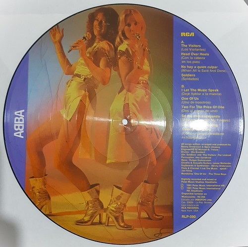 ABBA - THE VISITORS LP PICTURE DISC - BOLIVIA ORIGINAL 1ST PRESS - Picture 2 of 9