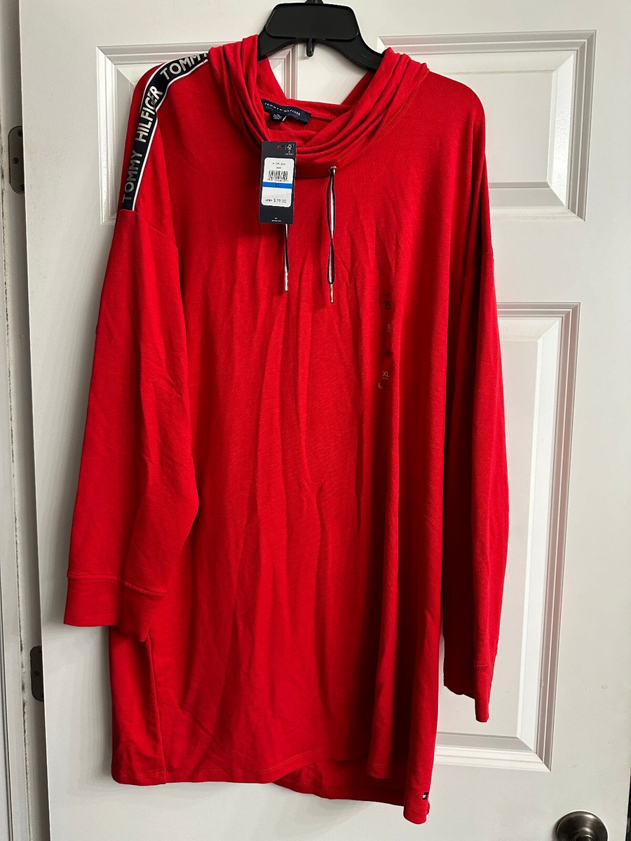 NWT Tommy Hilfiger Red Long Sleeve Dress Size XL