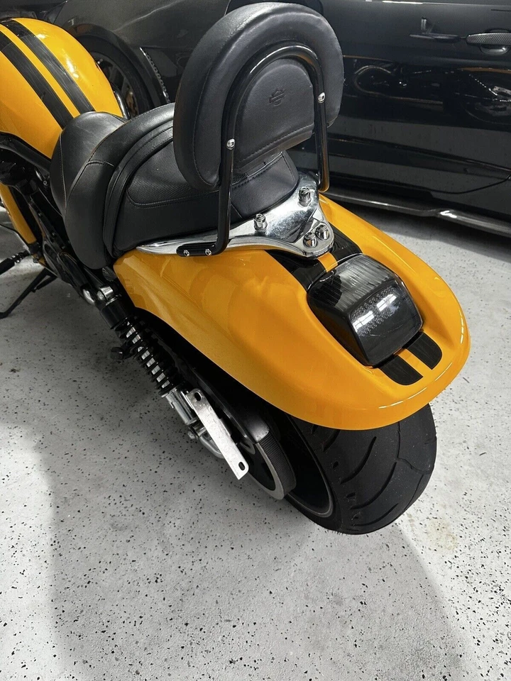 Soporte de reubicación de matrícula plano para Harley-Davidson Night Rod 2006-2017 Foto 4 de 4