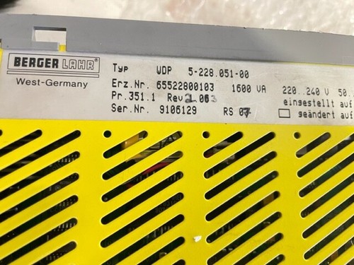 Berger Lahr WDP 5-228.051-00 - Imagen 2 de 6