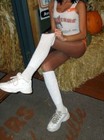 6 Slouch Knee calf Socks Scrunchie Hooters uniform Warm long work out run School — photo 10