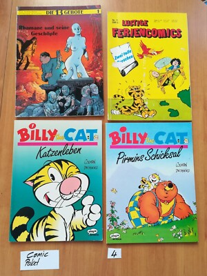  DIE 13 GEBOTE,FERIEN COMICS,BILLY THE CAT 2X / COMIC PAKET 4