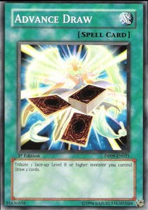 Advance Draw - DP09-EN021 - Common - Unlimited Edition x3 - Lightly Played