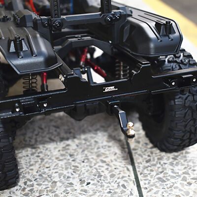 Für TRX-6 G-63 6X6 RC Auto Aluminium Alloy Rear Bumper mit Tow Hook