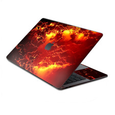 Skin Decal Wrap for MacBook Pro 13" Retina Touch Fire Lava liquid flowing