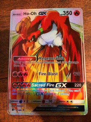Read The Description Pokemon Gx Ex Mega Orica Mega M Ho Oh Ho Oh Full Art Ebay