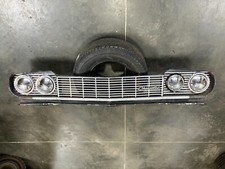 1964 Chevrolet Impala Grille Assembly Complete W Bumper Filler Used 1964 Chevrolet Impala Grille Assembly Complete W Bumper Filler Used