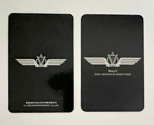 HENDERY 2P-WAYV 2022 SEASON’S GREETINGS KTOWN4U Official ID+POB Photo Cards Set - Picture 2 of 2