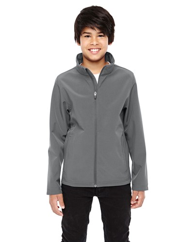 Team 365 Youth 96% Polyester 4% Spandex Leader Soft Shell Jacket TT80Y S-XL - Picture 6 of 9