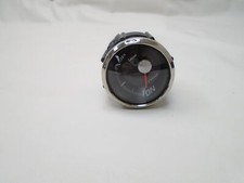 FARIA GBC651A TRIM GAUGE SILVER BEZEL / BLACK FACE MARINE BOAT