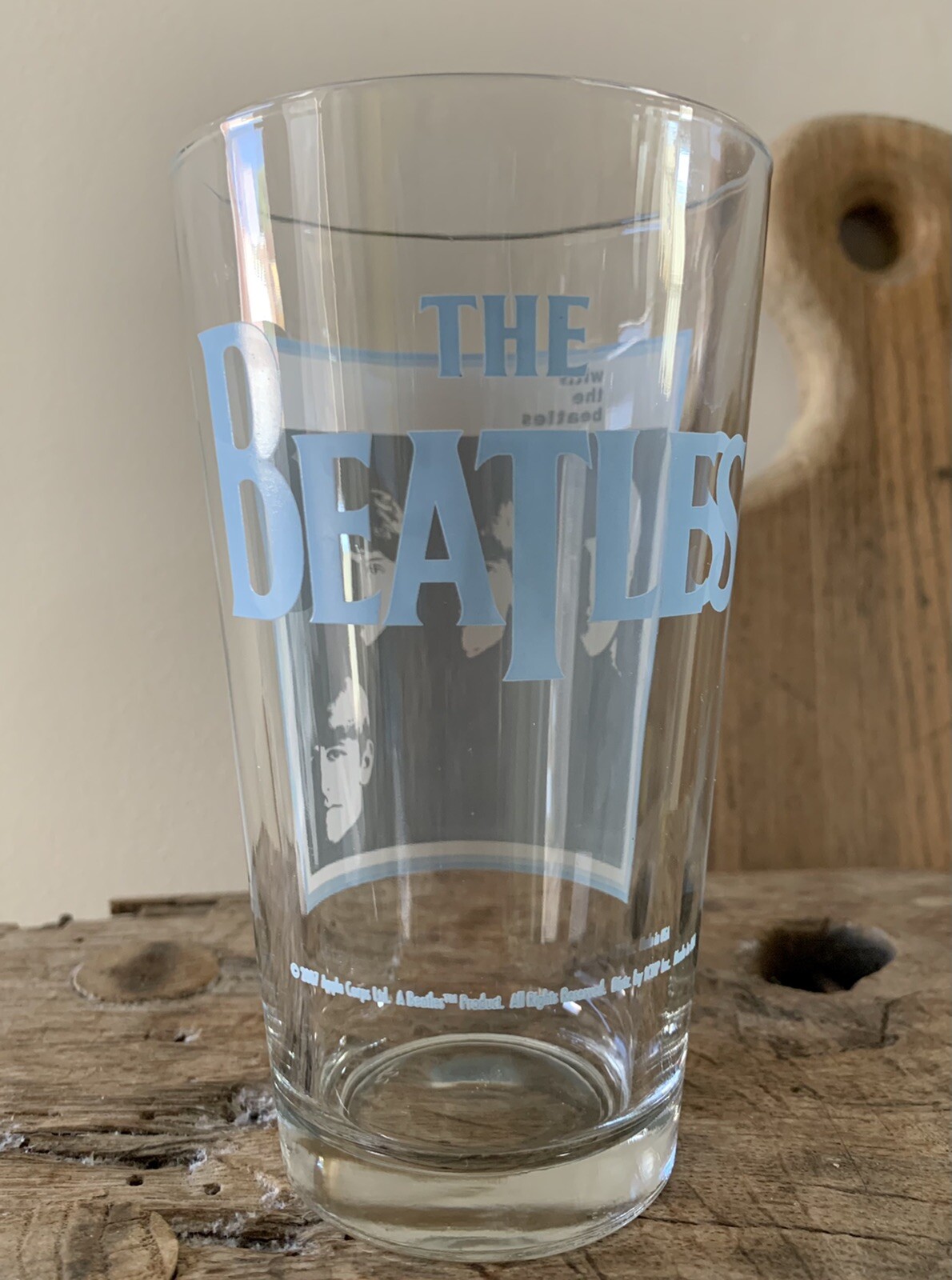 Set of 5 The Beatles Drinking Glasses 1985 Radio Days AND 2007 Apple ...