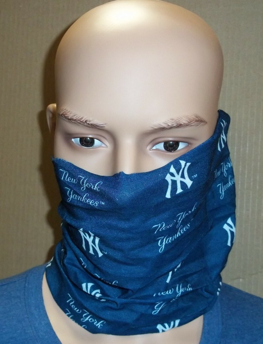 New York Yankees Scarf Bandana Hair Tie Pony Tail Fan Stretch Wrap Headband
