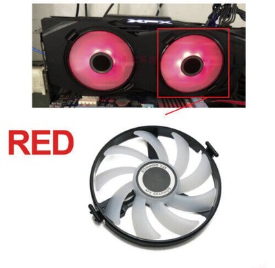 Cooling Fan Replace For XFX AMD Radeon RX 470 480 570 4G 580 8G RX460 460 GPU