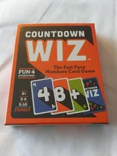 Countdown Wiz The Fast Pace Numbers Card Game -  NIB Factory Sealed