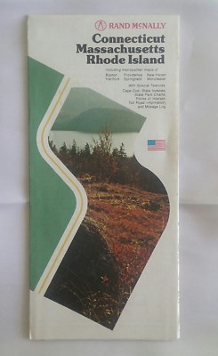 Rand McNally Connecticut, Massachusetts & Rhode Island Map
