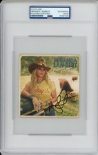 Miranda Lambert SIGNED Postcards From Texas CD Photo Card PSA DNA COA Certified