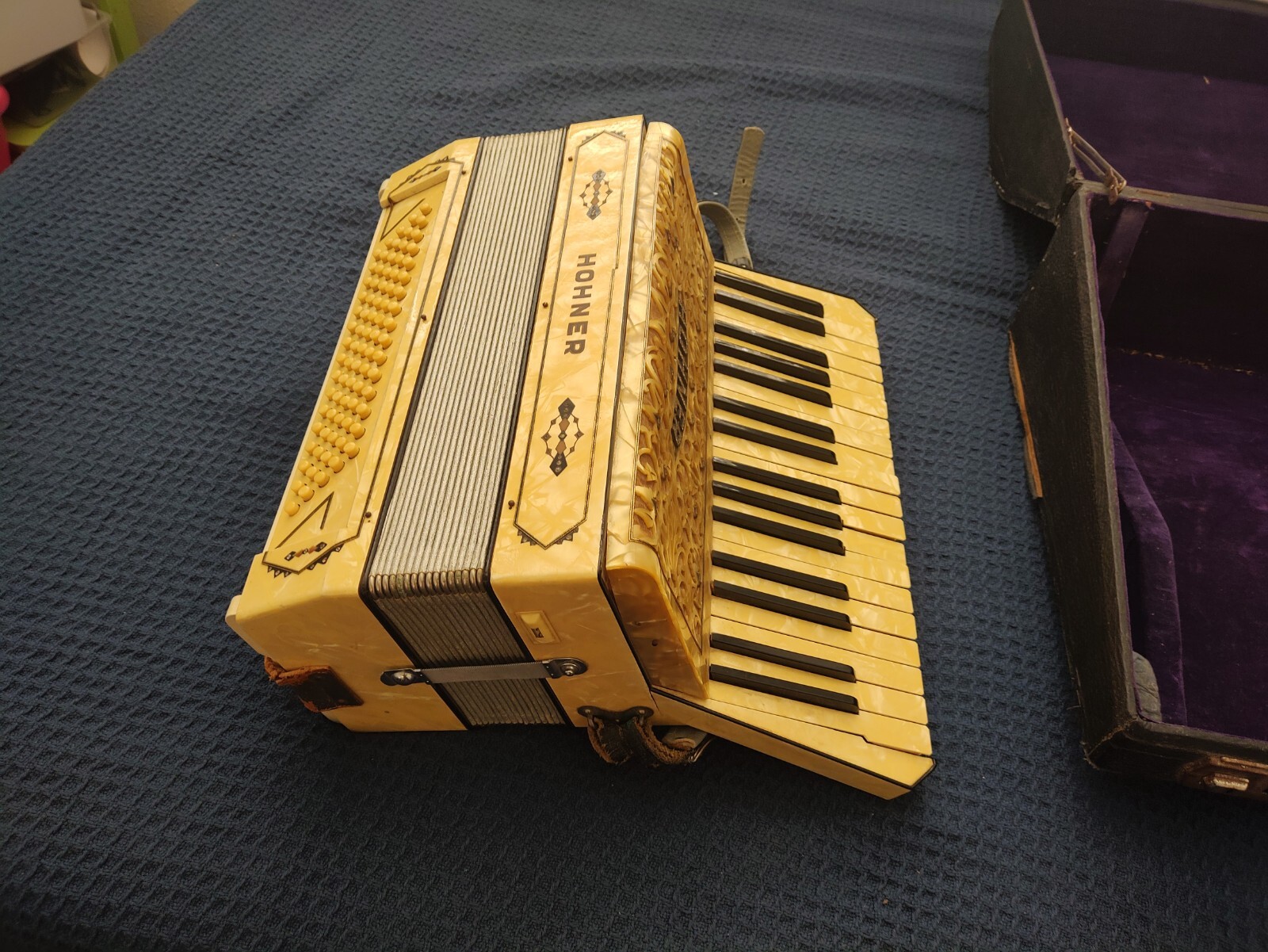 Vintage Hohner Accordion Made in Germany W/Case eBay