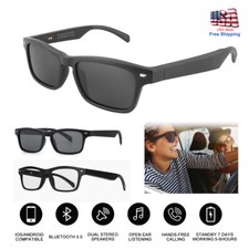 Smart Polarized Sun Lenses Glasses Bluetooth Sunglasses Bone Conduction Headset
