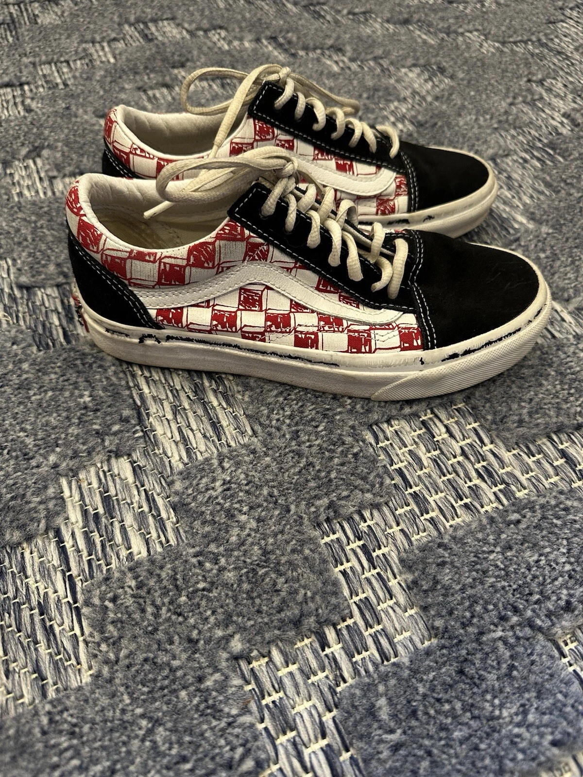Sneakers Vans Checkerboard Oldol Skoolh Sketch tag 6 5na 5 donn uomoo ross neroco