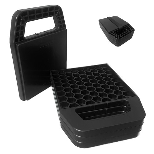 4 x Caravan Jack Pads Stacking Stabiliser Support Feet Plate Square RV