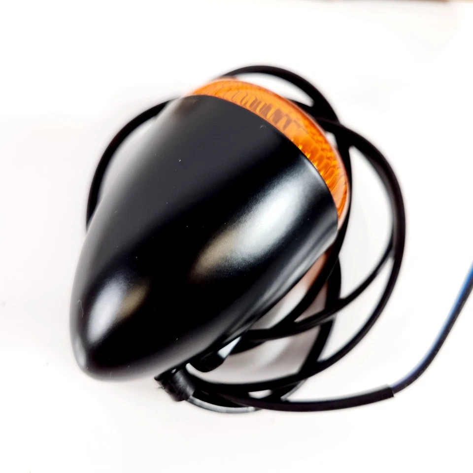 Harley-Davidson Sportster 2007-2022, Nightster, señal de giro delantera de hierro 68730-07 Foto 3 de 4