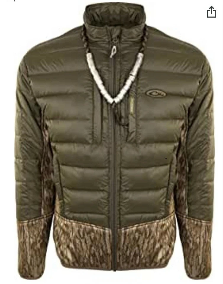 Drake Waterfowl LST Double Down Full Zip Jacket Xl  bottomland Endurance - Image 2 of 4