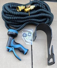 Expanding Expandable Flexible Garden Water Hose with Spray Nozzle 100FT
