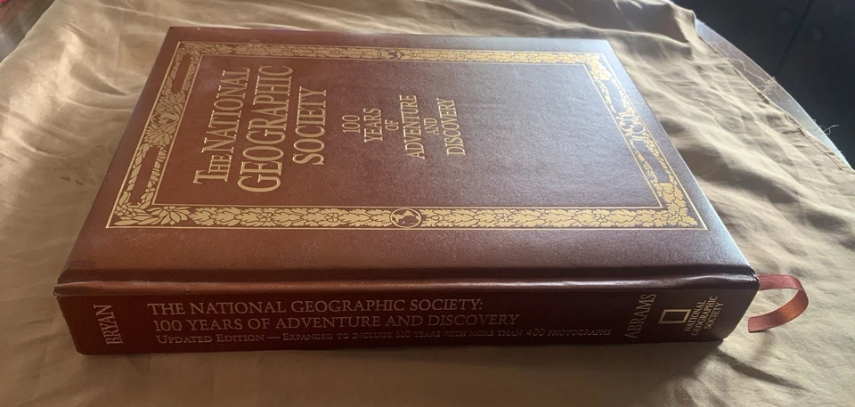 National Geographic 100 Years [Leather  1997]Gilt Edge Foto 2 de 4