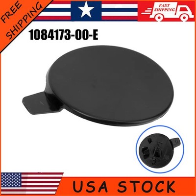 Front Bumper Tow Hook Eye Cover Cap Fit For 2017-2023 Tesla Model 3 1084173-00-E