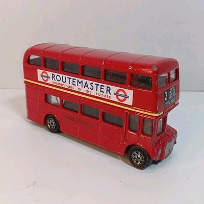 Vintage CORGI Diecast Routemaster Double Decker Red London Bus 2 Crystal Palace