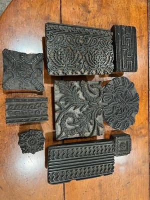 Vintage Printing Woodblocks from Turkey