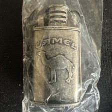 Camel Cigarette Flip Top Embossed Metal Lighter Sealed In Package Never Used
