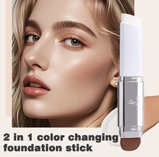 2-in-1 farbwechselnder Foundation-Stick mit P...
