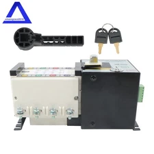 Industrial Automatic Transfer Switch 100A 4P 110/220V Grid to AC Generator