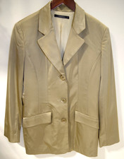 X7 NWOT Susan Lazar 8 Vintage Gold Blazer Jacket USA Made Imported Fabric