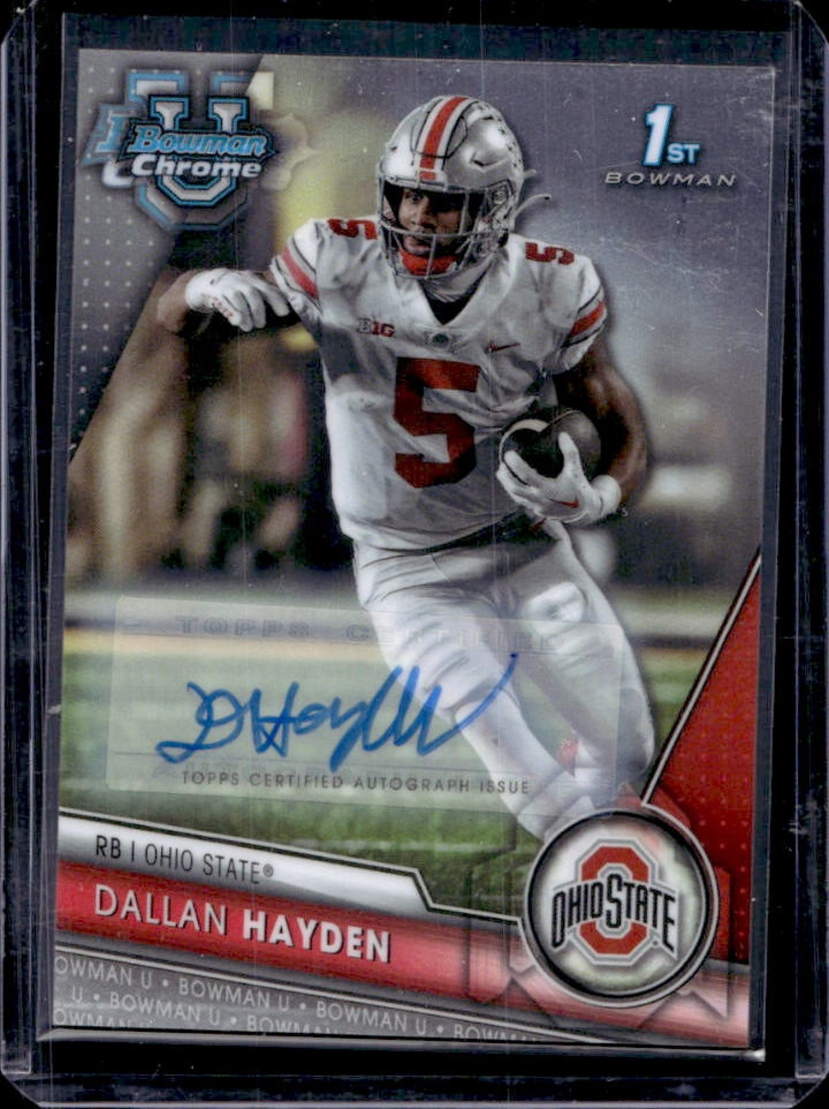 2023 Bowman U Chrome Dallan Hayden Prospect Auto #134 Buckeyes