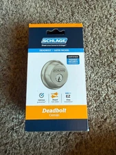 Schlage Satin Nickel Double Cylinder Deadbolt B62N G 619