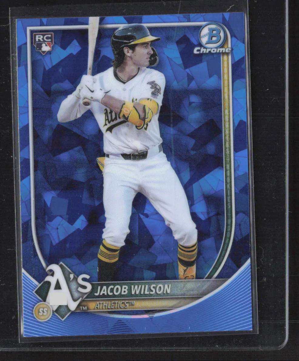 2025 Bowman Chrome Sapphire Refractor Jacob Wilson #1 RC Free Shipping RC