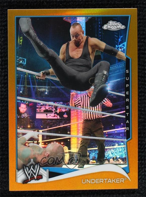2014 Topps Chrome WWE Gold Refractor /50 Undertaker #92