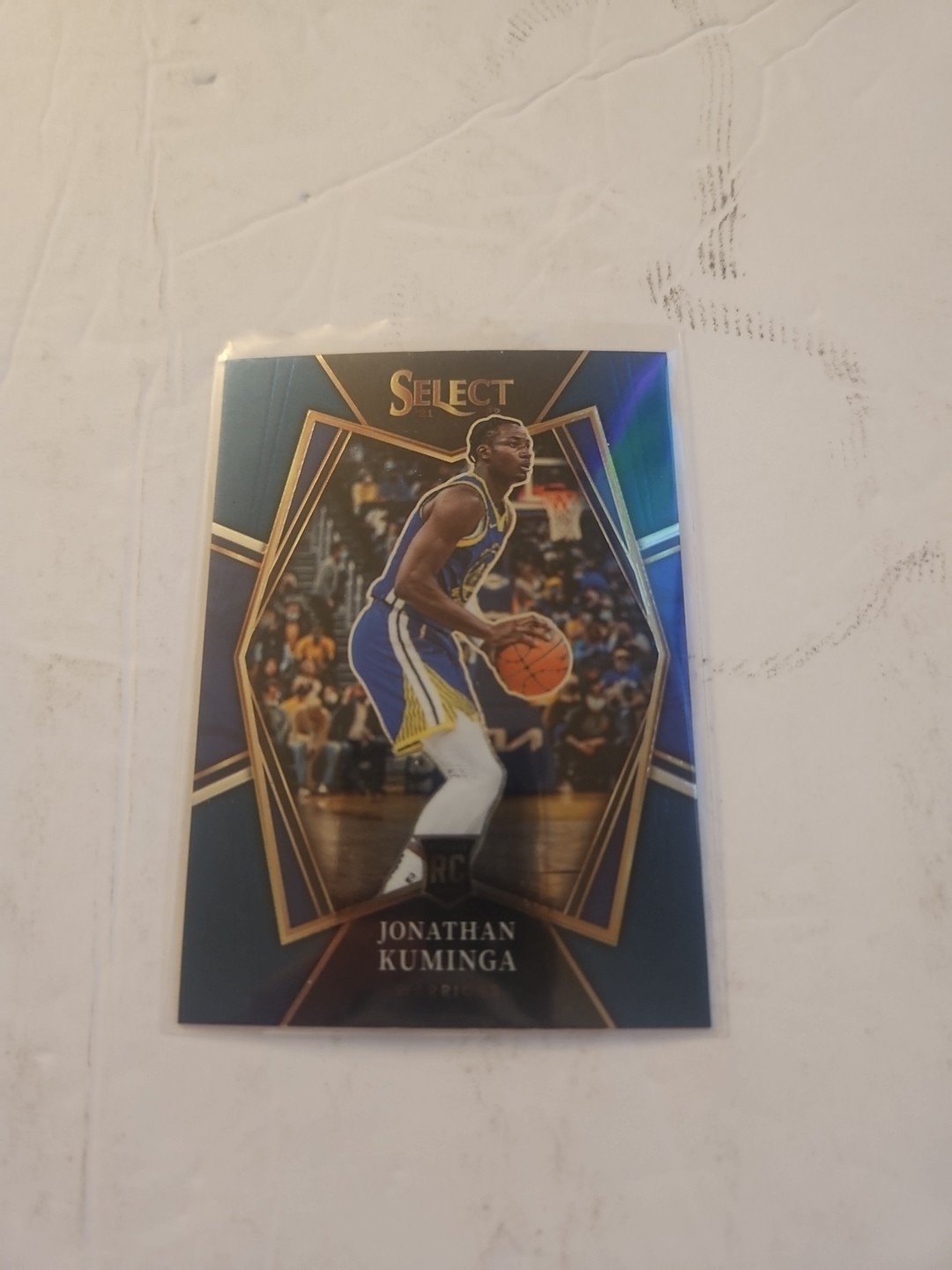 2021-22 Panini Select - Premier Level Jonathan Kuminga #123 Silver Prizm (RC)