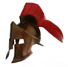 Leonidas Königs Helm Ritter Sparta Griechen LARP Mittelalter Reenactment  R270