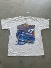 Vintage 90s Single Stitch Matt Kenseth NASCAR T-Shirt Size XL