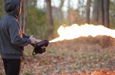 Modular Electric handheld Flamethrower Drones, Robot etc. 30'Range Flame Thrower