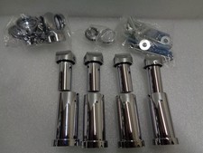 Towel Rail Universal Brackets Round Chrome Fits  22-25mm Tube