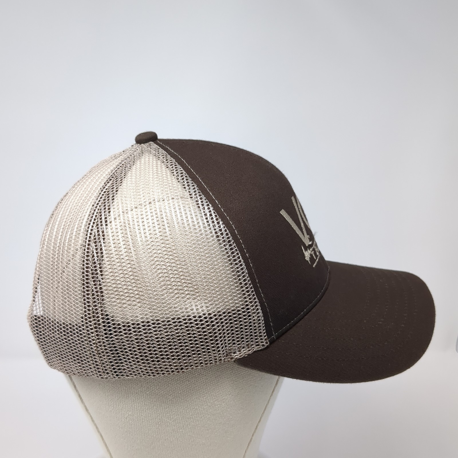VCE Technical Snapback Trucker Hat Brown One Size… - image 5