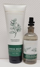 Bath  Body Works - Eucalyptus  Spearmint - Stress Relief - Body Cream  Mist